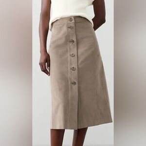 NWT BANANA REPUBLIC FACTORY Corduroy Midi Skirt, Size 4